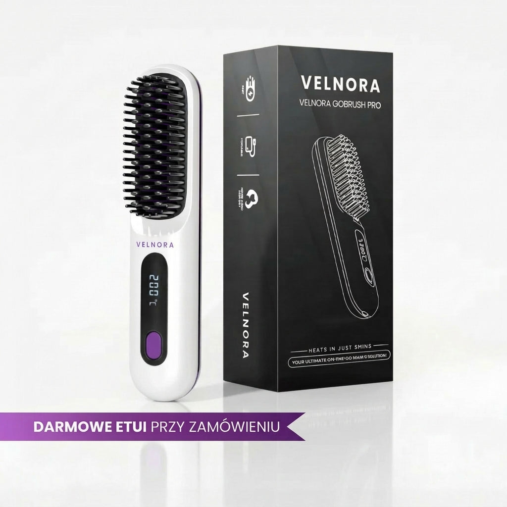 VELNORA GoBrush Pro - Kompaktowy Specjalista Od Włosów